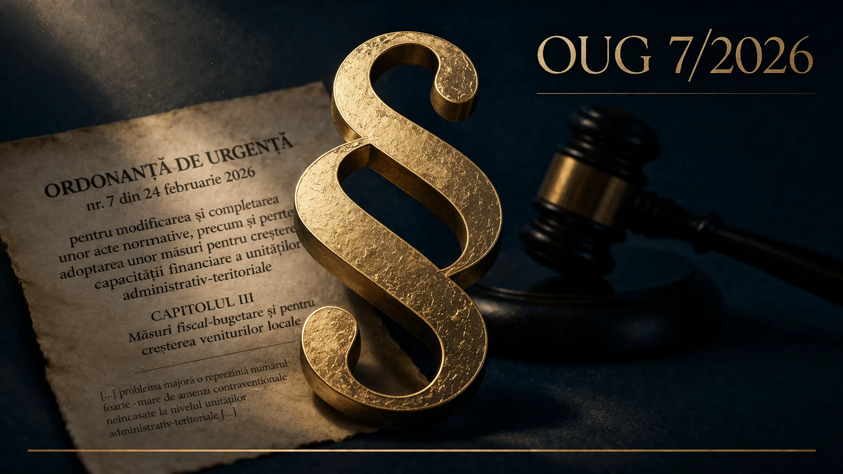 Modificări regim contravențional OUG 7 din 2026 - Cabinet Avocat Ionescu Virgiliu-Ionuț